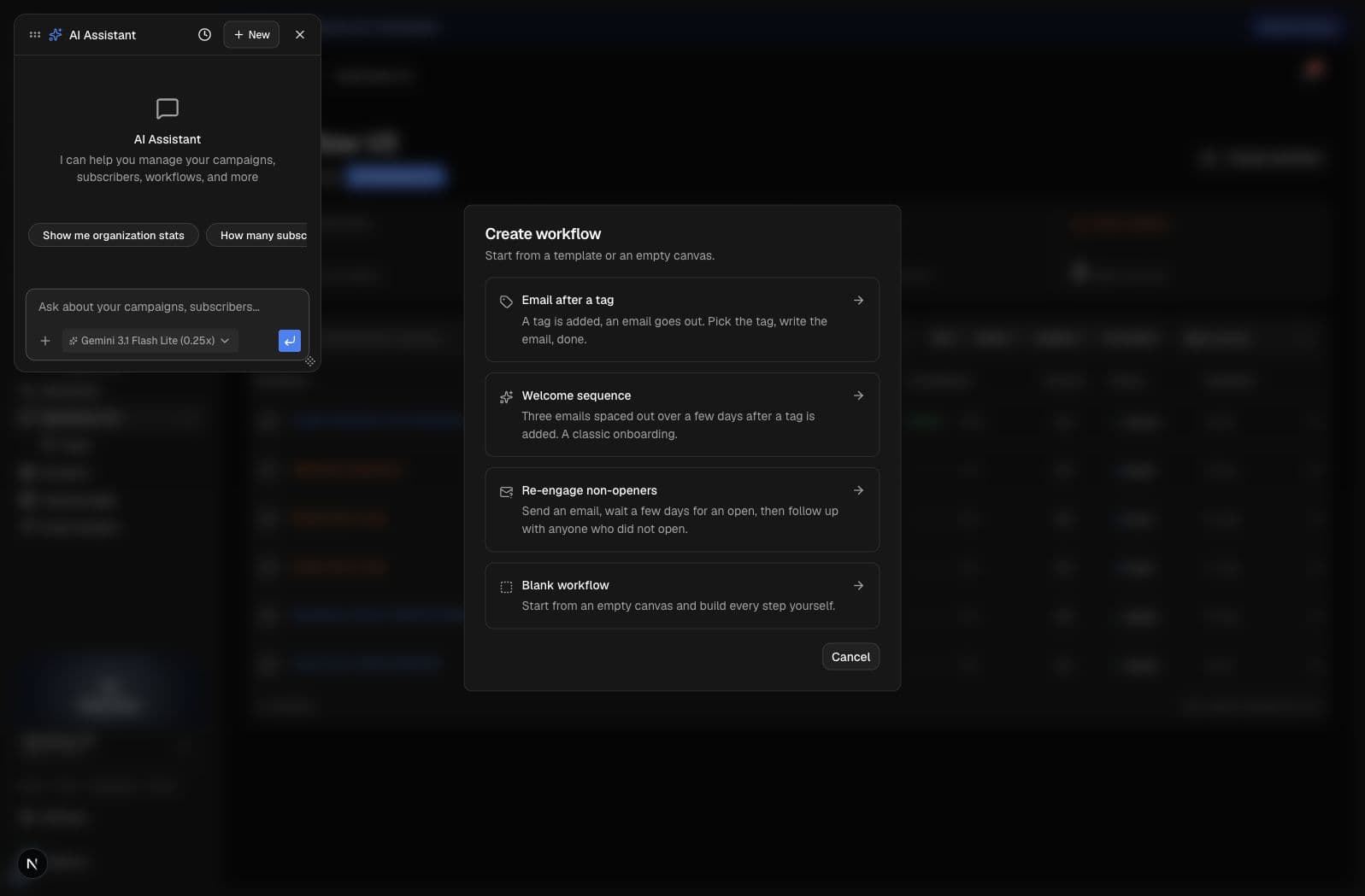 Workflows, Ask Lumail, and safer sending
